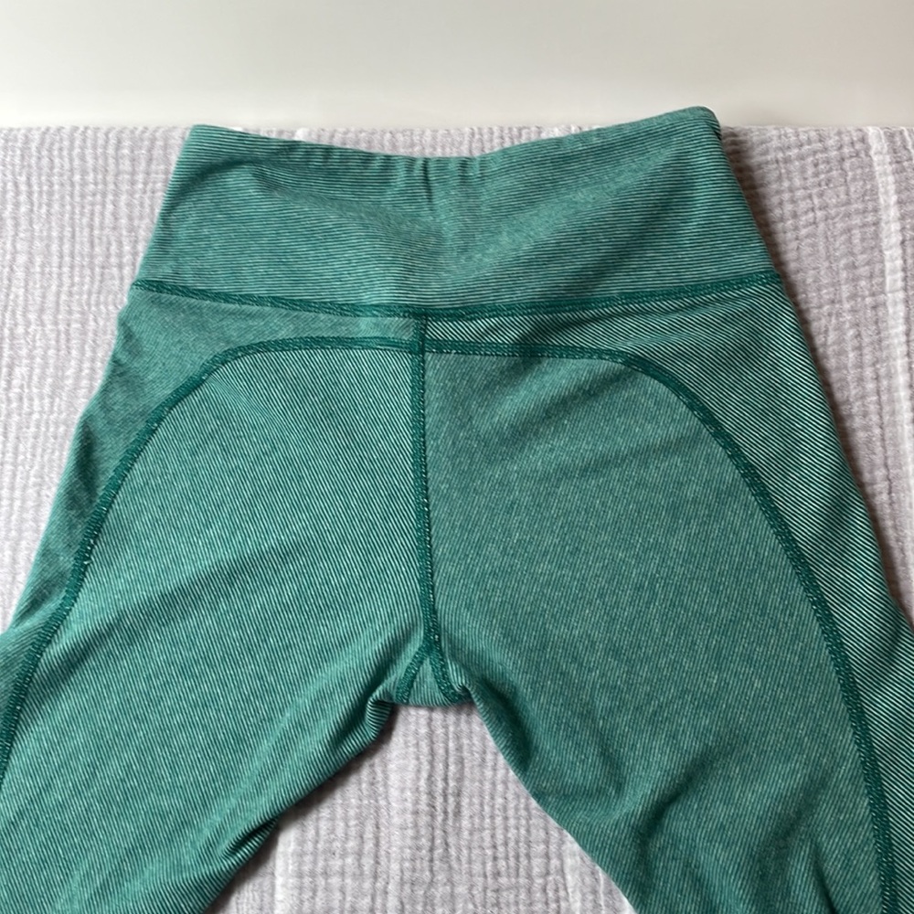 Lululemon Wunder Under Pant (Stripes) Soft Cotton Size 4 - Picture 6 of 11
